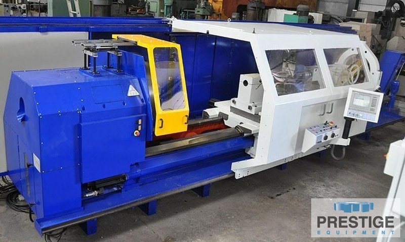 TOS SUA 125 49.21" x 197", Heidenhain CNC, 39.37" 4-Jaw Chuck, Steady Rest, Chip Covneyor,  2009, #32561