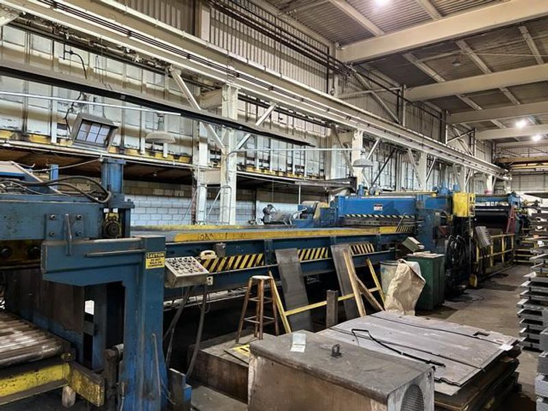 72" x .200" x 50,000# Voss cut to length line, Stock# 10962