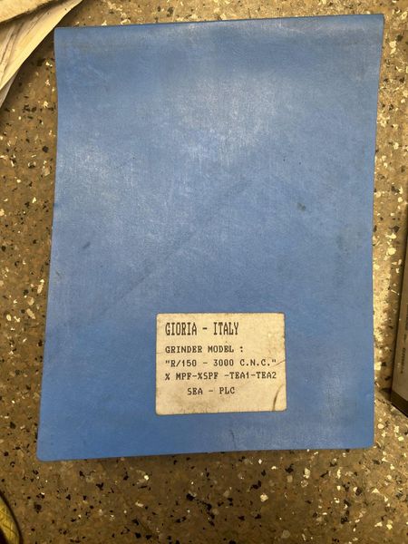 60" x 120" GIORIA MODEL R/150-3000 CNC CYLINDRICAL ROLL GRINDER: STOCK #16914