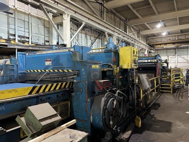 72" x .200" x 50,000# Voss cut to length line, Stock# 10962