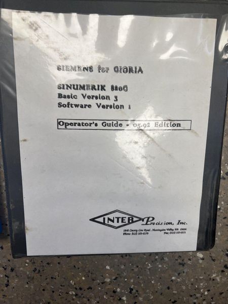 60" x 120" GIORIA MODEL R/150-3000 CNC CYLINDRICAL ROLL GRINDER: STOCK #16914