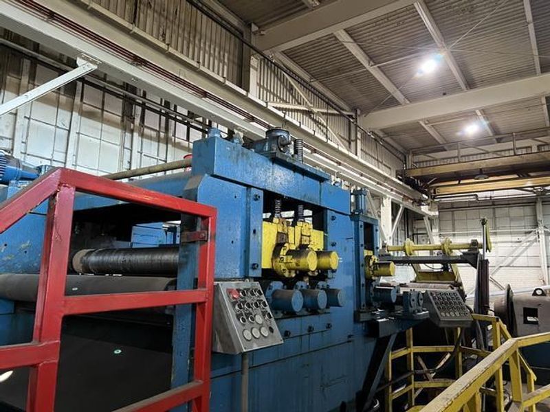 72" x .200" x 50,000# Voss cut to length line, Stock# 10962