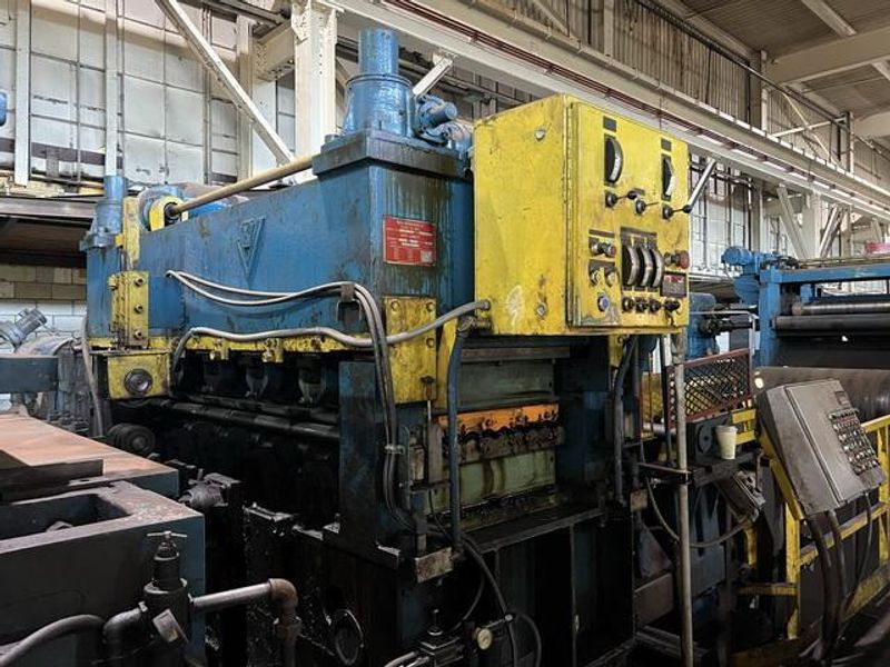72" x .200" x 50,000# Voss cut to length line, Stock# 10962