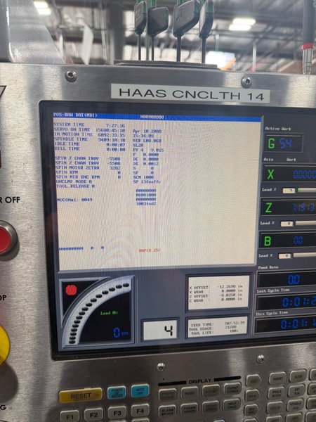 2008 HAAS SL-20T CNC Lathe Stock #: 81089136