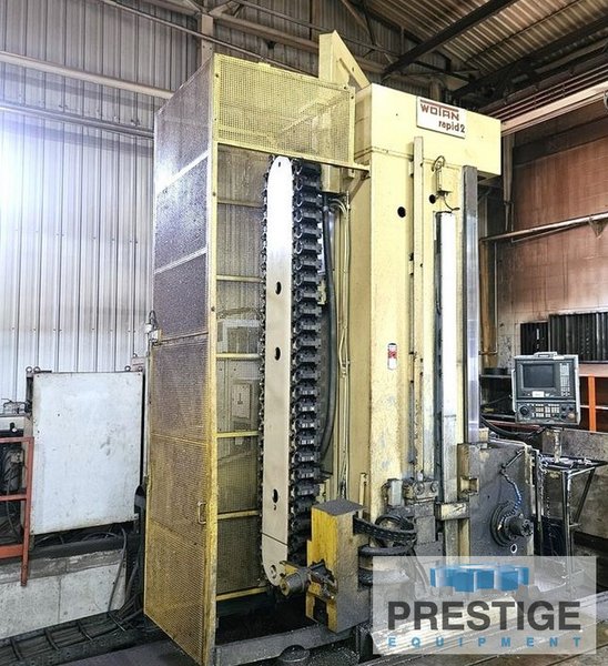 Wotan Rapid 2. X-276", Y78", 5-1/2" Spindle, Fanuc 16M, 60-ATC, Need Repair #43744