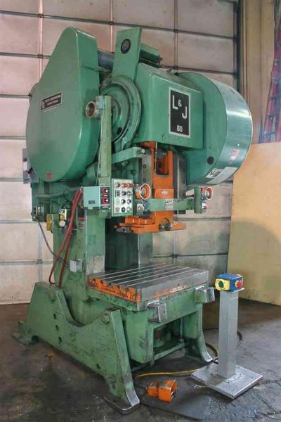 80 TON L & J MODEL MODEL #80 OBI BG PRESS: STOCK #52554