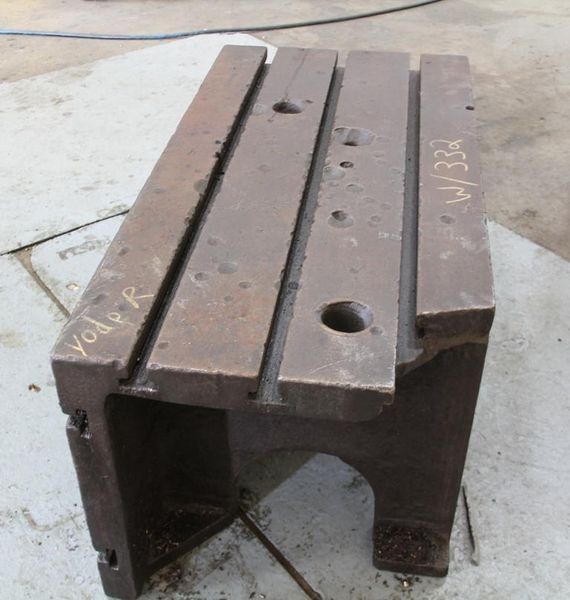 48' X 24' X 22' T SLOTTED BOX TABLE: STOCK #59836