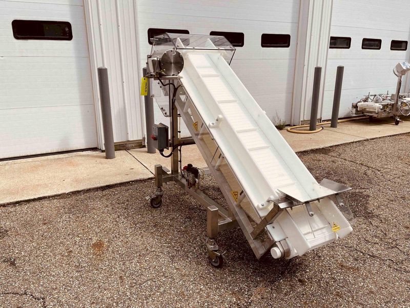 Safeline Mettler Toledo 62” Stainless Steel Incline Conveyor