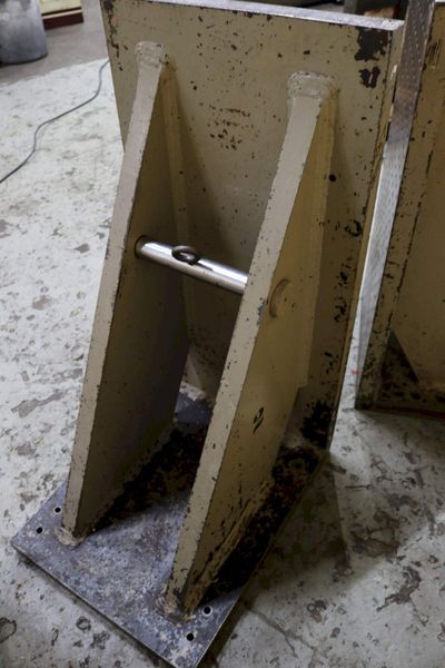 PAIR - 24" X 48" DRILLED & TAPPED ANGLE PLATES: STOCK #73100