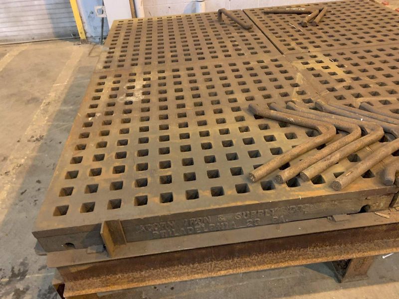 8' X 8' ACORN WELDING TABLE: STOCK #72752