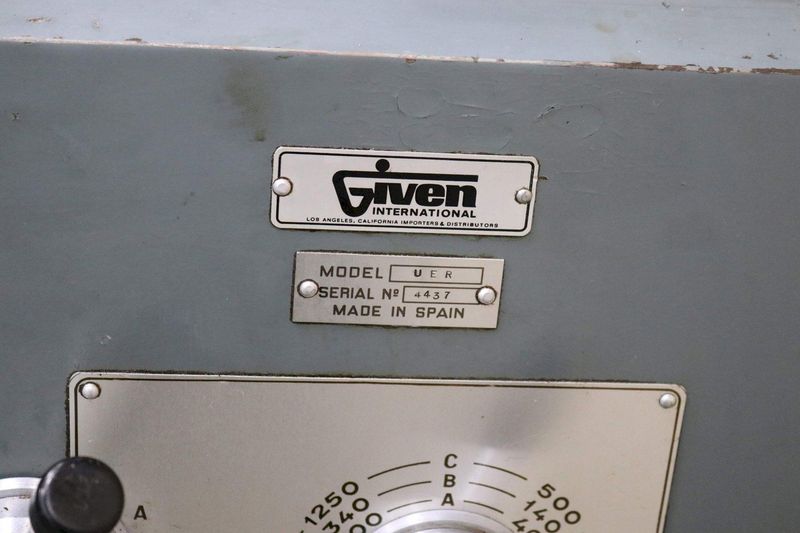FEXAL HORIZONTAL MILL WITH VERTICAL HEAD: STOCK #72578