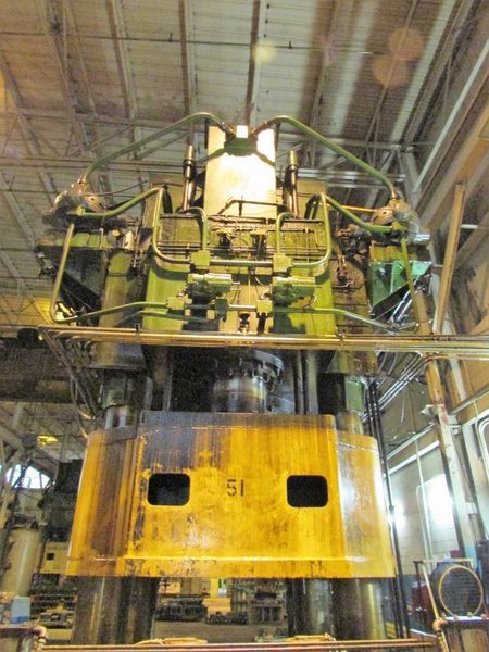 5,000 TON BLISS SINGLE POINT 4-POST HYDRAULIC PRESS: STOCK #71572