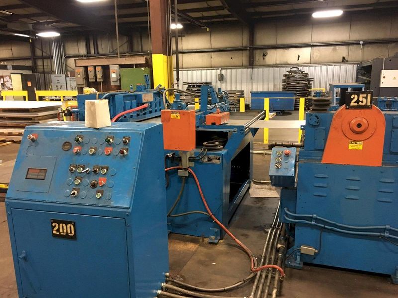 SECREST/PROGRESSIVE 48"-16 GA CUT TO LENGTH LINE SLEAR LINE WITH SLITTER: STOCK # 71599