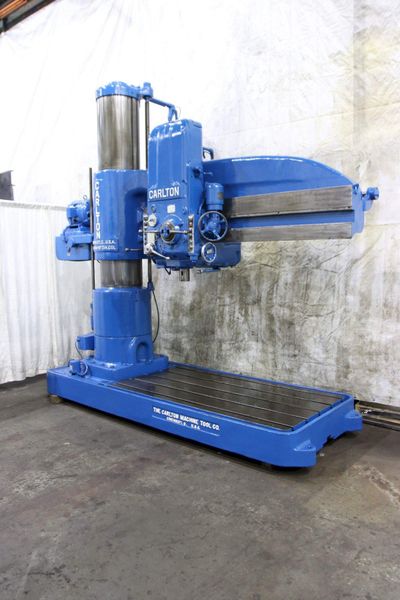7' X 19" CARLTON MODEL #4A RADIAL DRILL: STOCK #71507