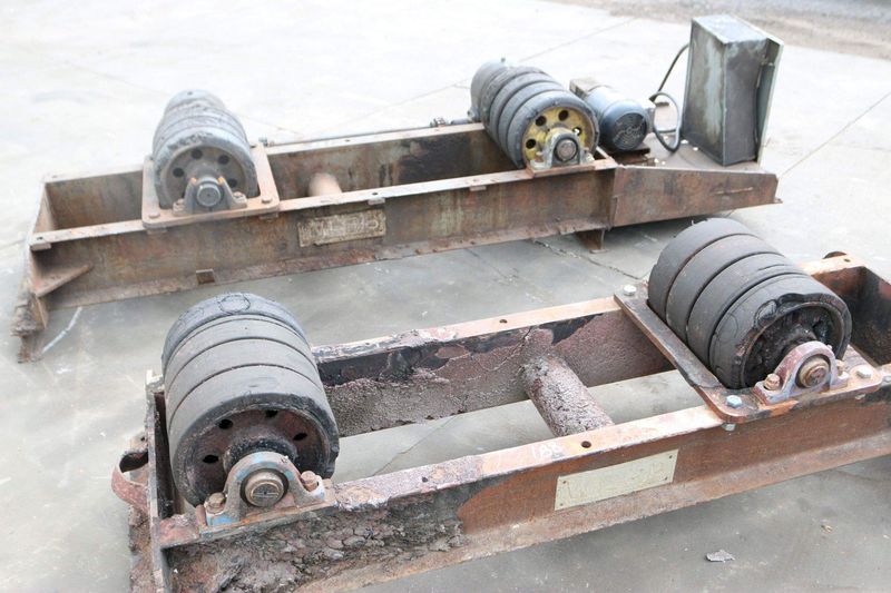 10 TON WEBB  TANK TURNING ROLLS: STOCK #70350