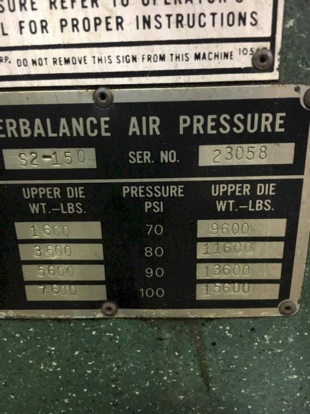 150 TON HEIM SSDC PRESS: STOCK #67984