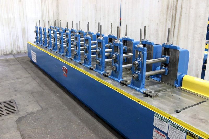 12 STAND X 2" YODER EXTRA HIGH VERTICAL ROLLFORMER: STOCK #67987