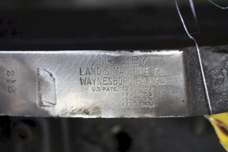 6" LANDIS PIPE THREADING HEAD: STOCK # 66867