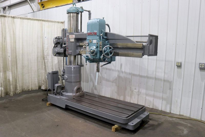 5' X 11" CARLTON RADIAL DRILL: STOCK #66828