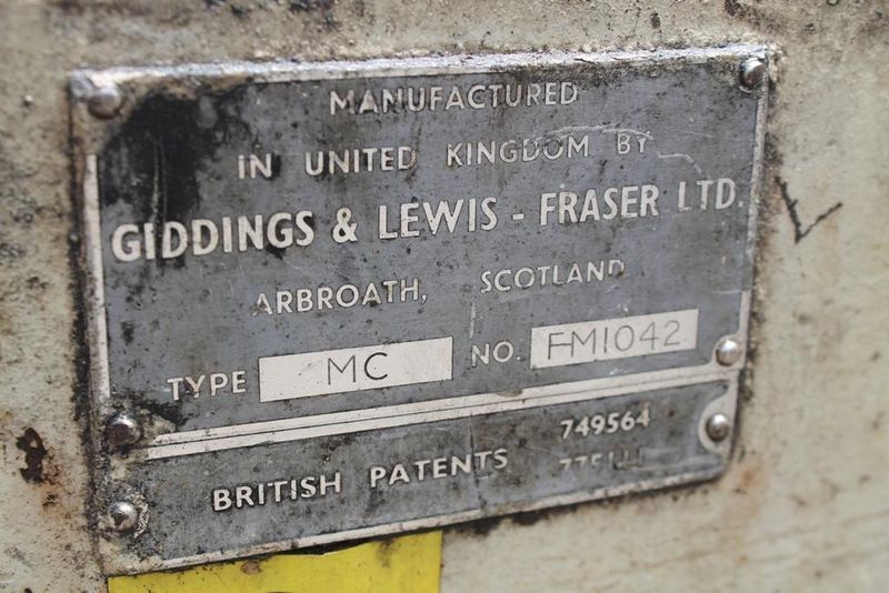 124' GIDDINGS & LEWIS MILLING & FACING CENTERING MACHINE STOCK #64194