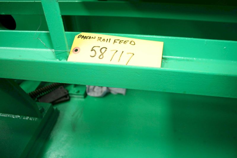 PAXSON ROLL FEEDER: STOCK #58717