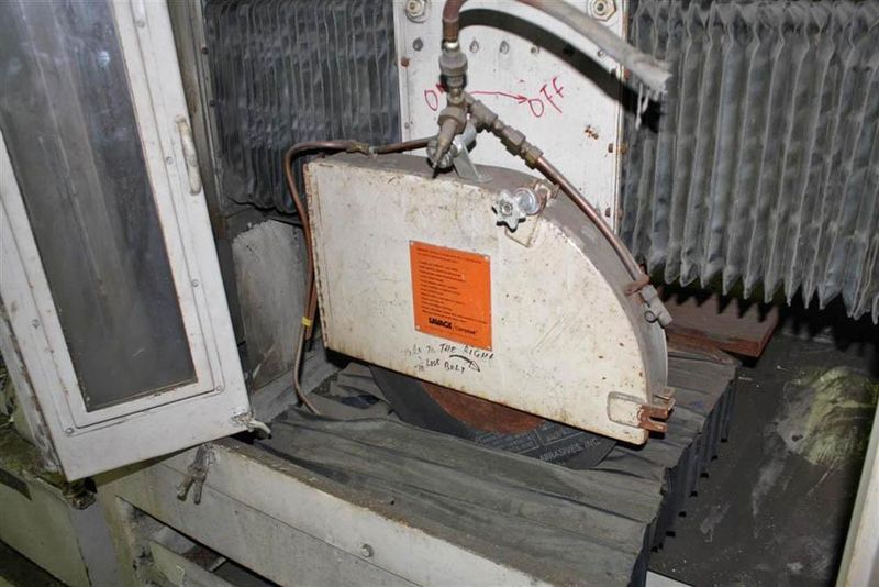 W J SAVAGE HEAVY DUTY CUTOFF SAW: STOCK #5745