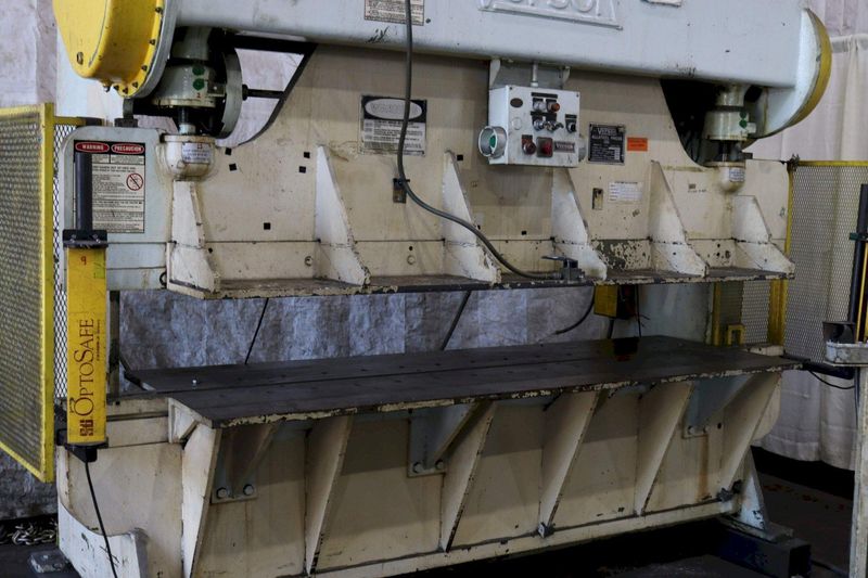 50 TON X 8' VERSON MECHANICAL PRESS BRAKE: STOCK # 66732