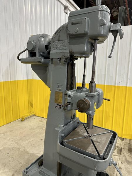 21" CINCINNATI BICKFORD SUPER SERVICE MODEL #21 SINGLE SPINDLE DRILL PRESS: STOCK #20046