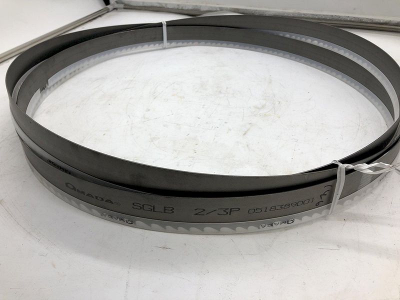 (7) 1-1/4" x .042" AMADA M-42 HSS BANDSAW BLADES: STOCK # 18378