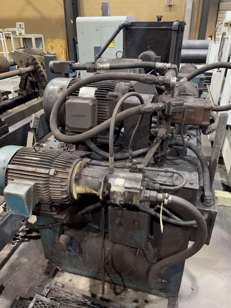 1000 TON AMD MODEL #1000-3030 HYDRAULIC 4-POST PRESS: STOCK #16722