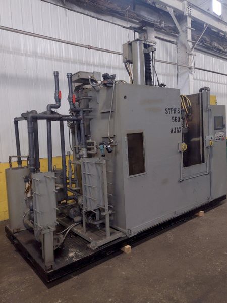 250 KW AJAX TOCCO "PACER" INDUCTION HARDENING SCANNER SYSTEM WITH MAGNESCAN QS CONTROLS: STOCK #
