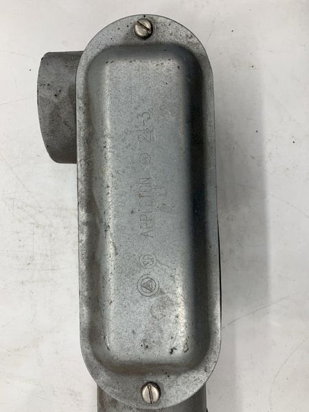 APPLETON 3" LR UNILET FORM 35/85, 2-1/2"-3" CONDUIT BODY COVER - STOCK #15487