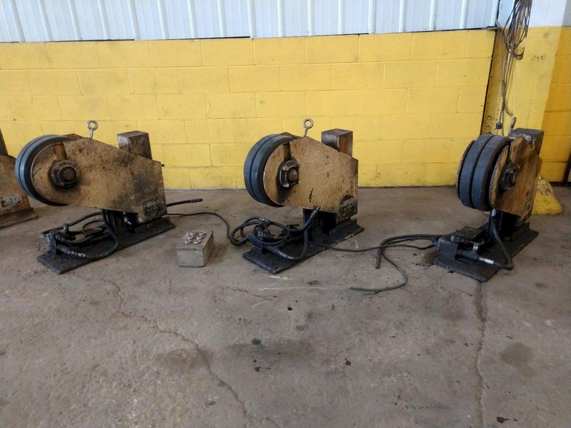 (6) 2.5 TON RANSOME MODEL #AAIRR TURNING ROLLS: STOCK 14800