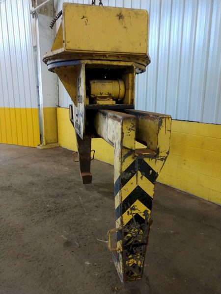 35,000 LB 17.5 TON X 34" TO 76" X 60" OD BRADLEY CRANE MOTORIZED COIL GRAB: STOCK 13246