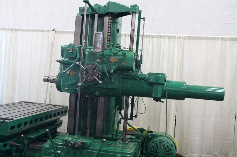 4" GIDDINGS & LEWIS #340-T HORIZONTAL TABLE TYPE BORING MILL: STOCK #72715