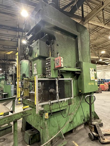 200 TON STAMTEC MODEL #G1-200 (NEW 2000) GAP FRAME PRESS, 7.87" STROKE: STOCK #20020