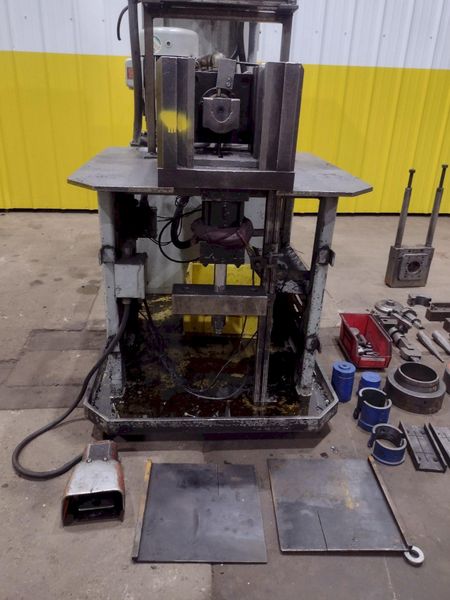 3" (50 TON) ARISTO MODEL #A-680-HD  TUBE EXPANDER & REDUCER END FORMING MACHINE: STOCK #19000