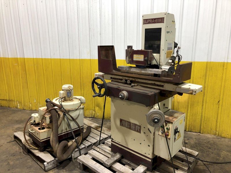 6” X 18” ACER MODEL SUPRA-618II HYDRAULIC HORIZONTAL SURFACE GRINDER: STOCK #14510