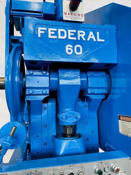 60 TON FEDERAL / PRECISION INDUSTRIES OBI PRESS, 3" STROKE: STOCK #14978