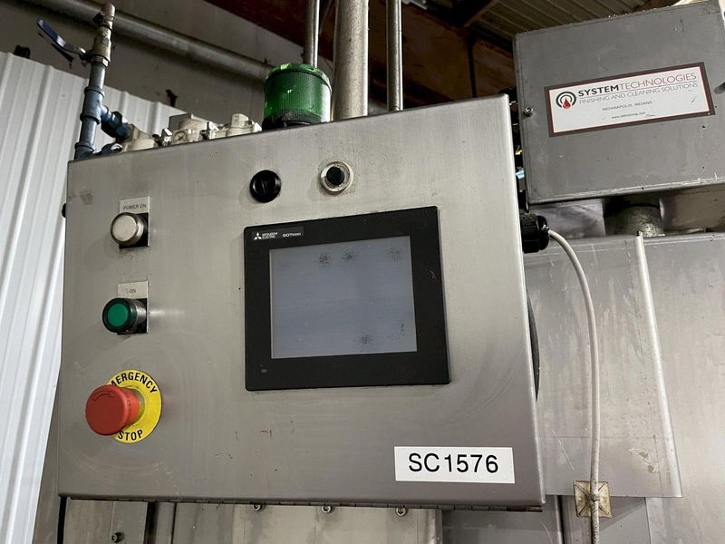 SYSTEM TECHNOLOGIES MODEL @CMI-123-480 CLEAN MACHINE HIGH PRESSURE STAINLESS STEEL PARTS WASHER: