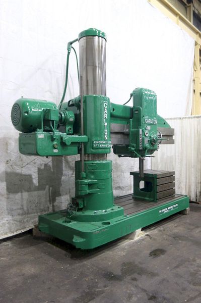 7' X 19" CARLTON MODEL #4A RADIAL DRILL: STOCK #70385