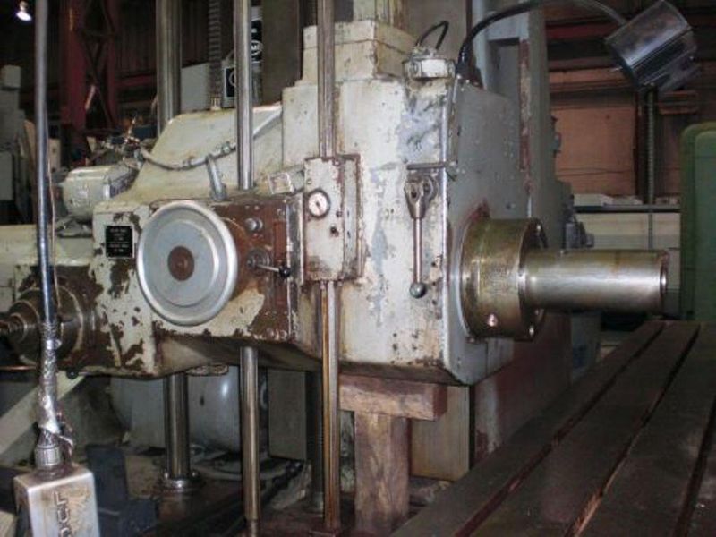 5" LUCAS MODEL 542B120 HORIZONTAL TABLE TYPE BORING MILL: STOCK # 62644