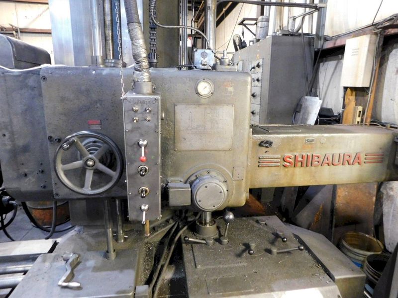3.5" SHIBAURA/TOSHIBA #BFT-9 TABLE TYPE HORIZONTAL BORING MILL: STOCK #11278