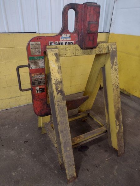 10,000 LB 5 TON X 20" BUSHMAN MODEL #610 C-HOOK COIL LIFTER: STOCK #15858