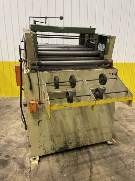 36" x 18 GA AMERICAN STEEL LINE 7-ROLL COIL STOCK STRAIGHTENER: STOCK #13595