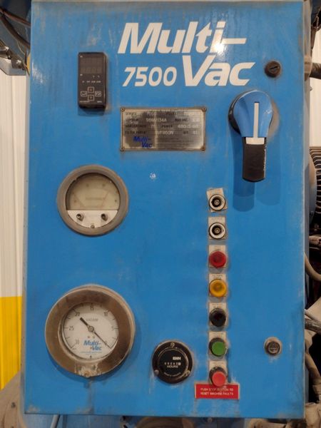 75 HP X 2 YARD MULTI-VAC MODEL #7500 MILLENIUM SERIES PORTABLE TRAILER MOUNTED VACUUM SYSTEM: ST