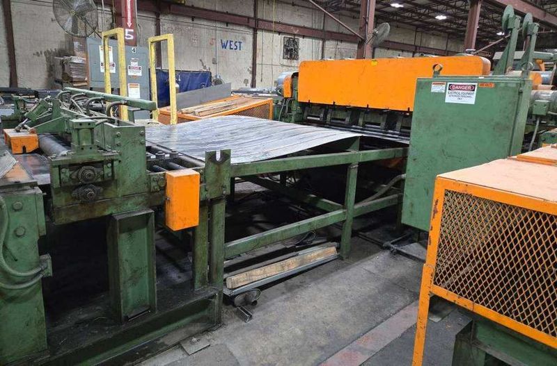 72" x 0.105" x 25,000# McKay/Wysong Cut To Length Line
