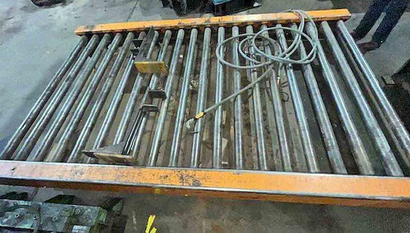 Stacker, Roller Conveyor, Progressive, 72" Wide