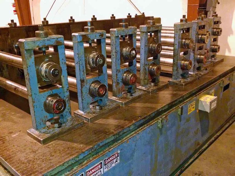 8 Stand 40.00" x 3.25" Michigan Roll Form Rollformer