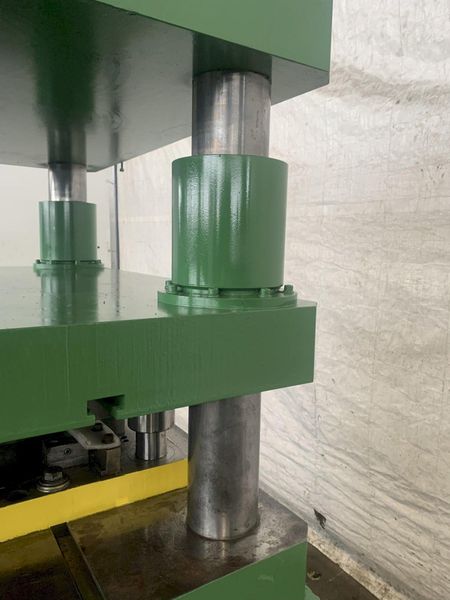 50 TON FRANKLIN (FMI) MODEL #SP-50 HYDRAULIC CUTOFF PRESS: STOCK #16972